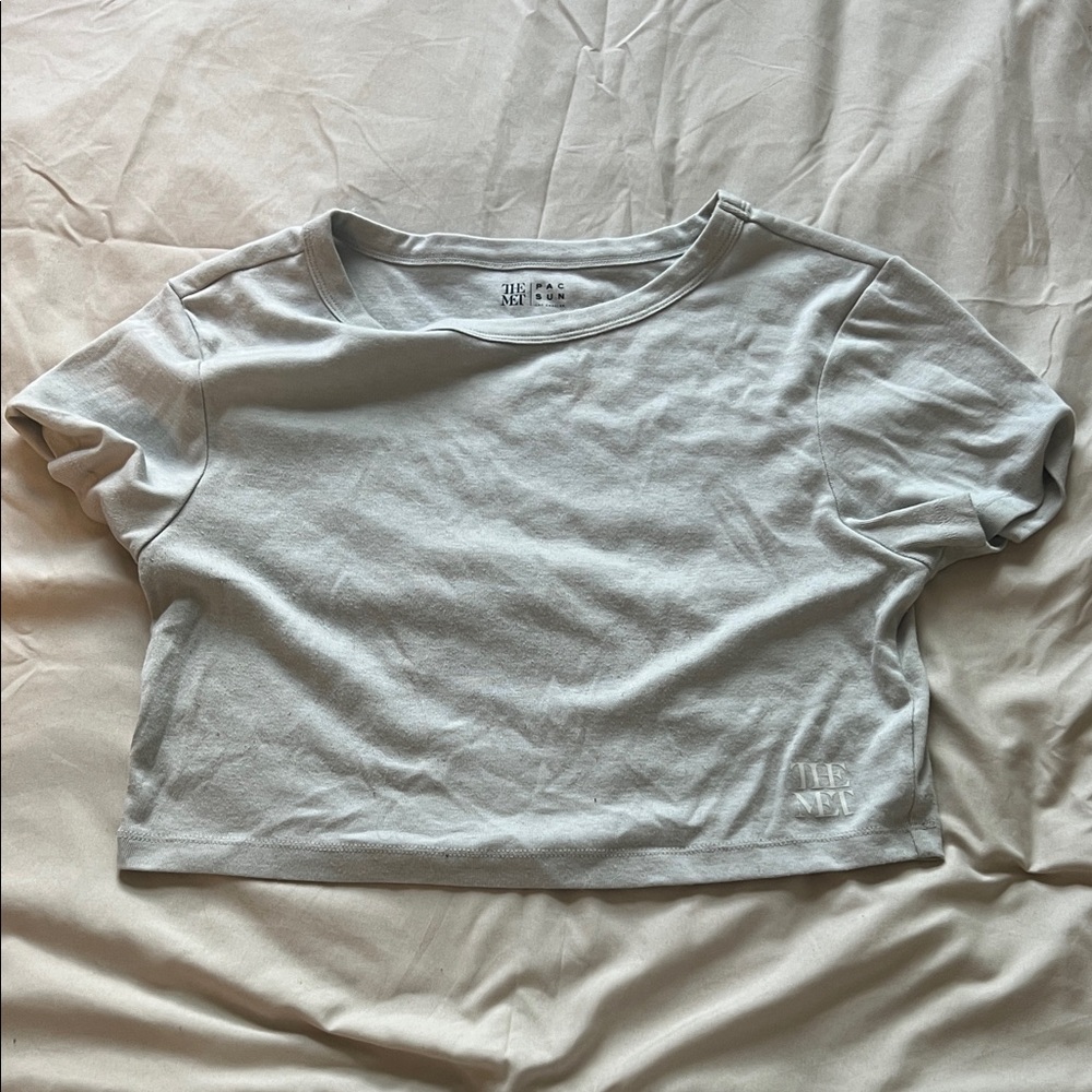 PacSun Light Gray Crop Top